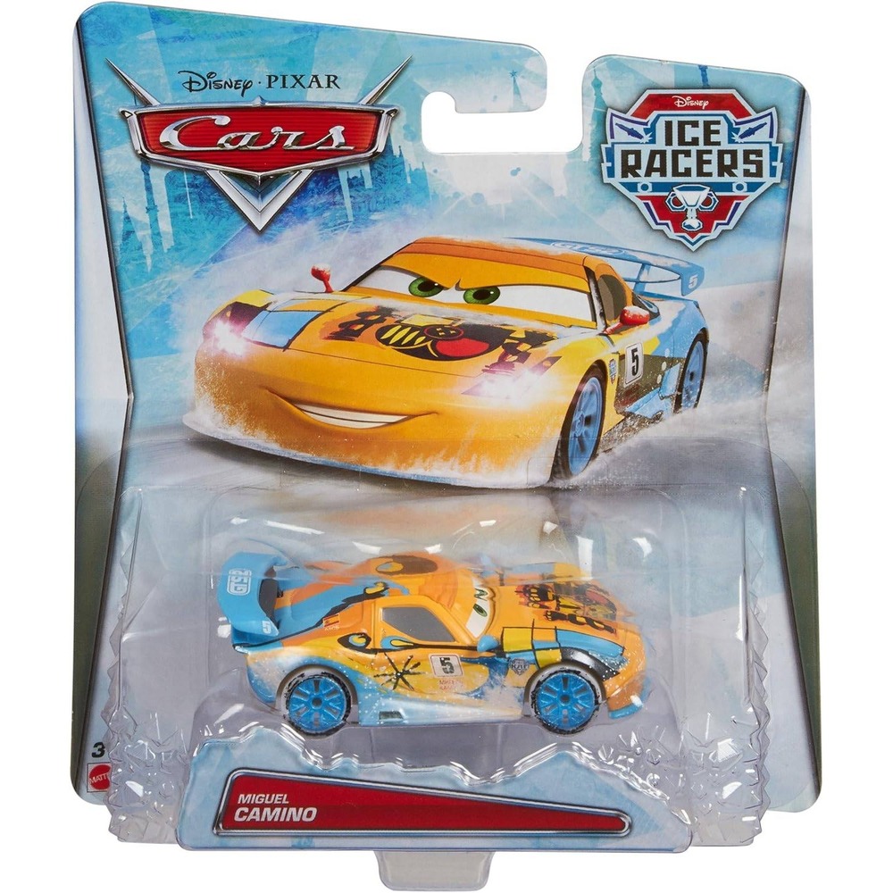 Disney Pixar Cars Ice Racers Miguel Camino Die-Cast 1:55 Scale Mattel CGX65 NEW